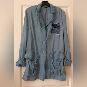 Miss Sixty Sweet Love washed cotton jacket